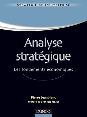 cover image of Analyse stratégique